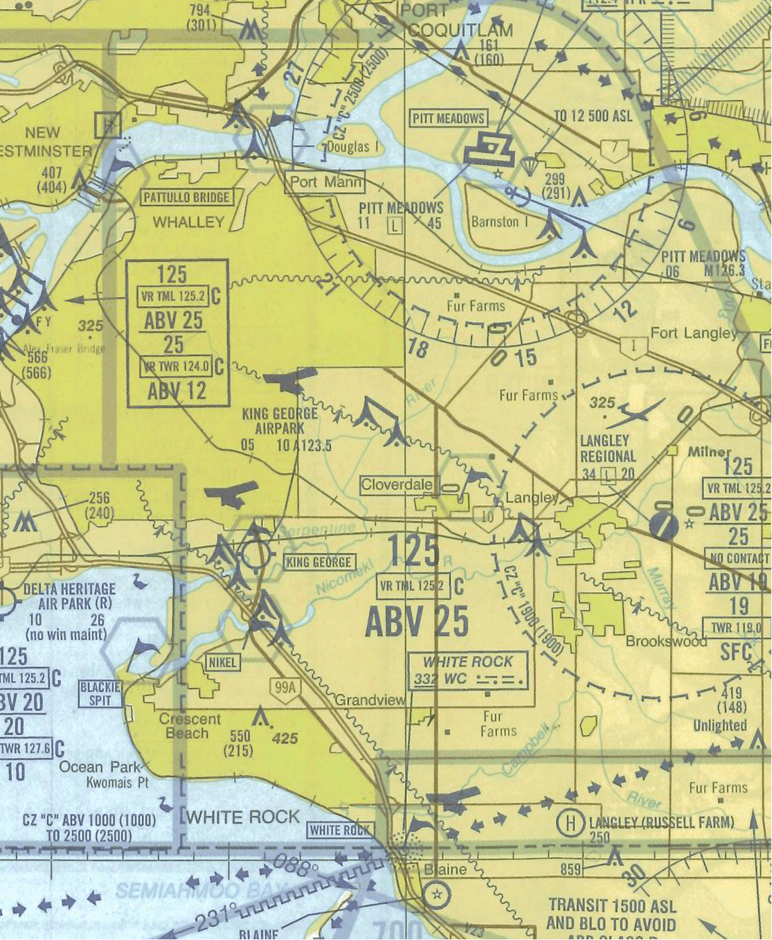Vancouver VTA--Surrey, Langley Flying School.